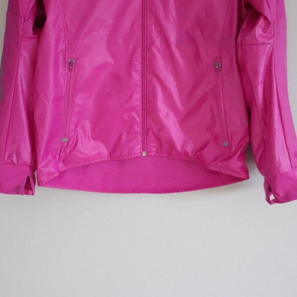 Adidas Supernova 11/12Y-M Pink Full Zip Running Outdoor Reflective Lined Jacket - Picture 7 of 11